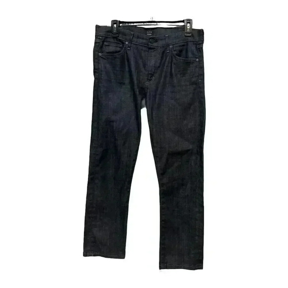 Citizens of Humanity Dark Wash Skinny  Slim Straight Jeans Size 28 Dark Blue - Picture 1 of 10